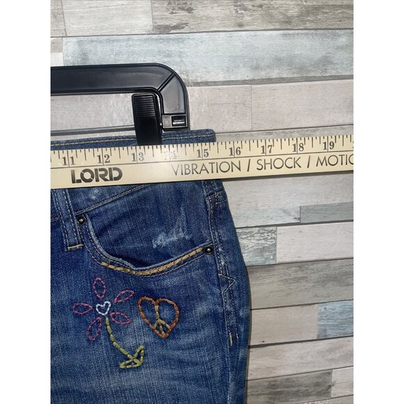 Women’s lucky brand jeans dark wash boot cut Y2K size 6/28 - Picture 4 of 8